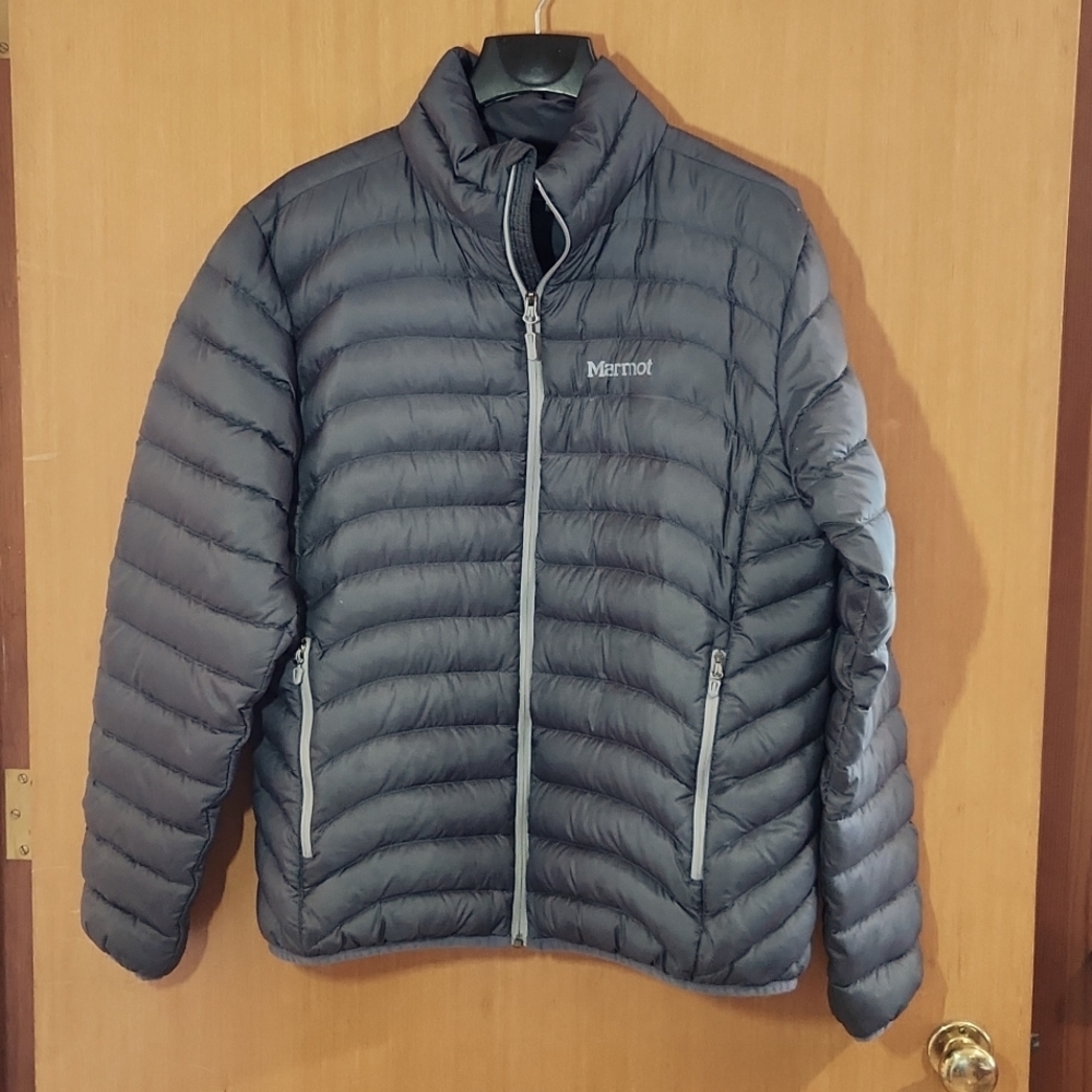 Marmot down jacket coat packable 600 fill mans large
